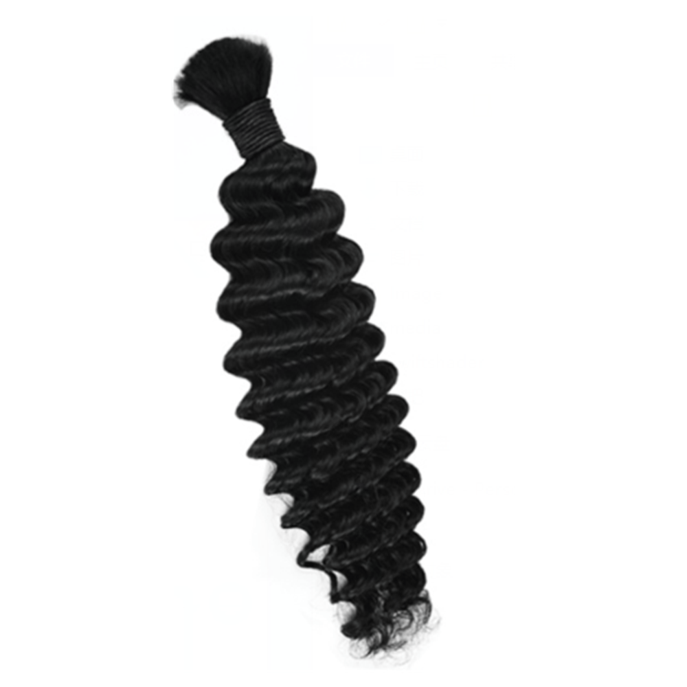 1 Deep Wave Braiding Human Hair - Lordess Beauty