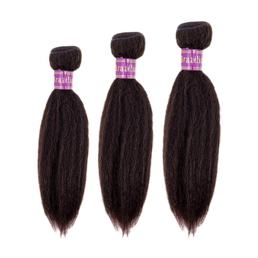 Textured Straight Bundle Set - Lordess Beauty