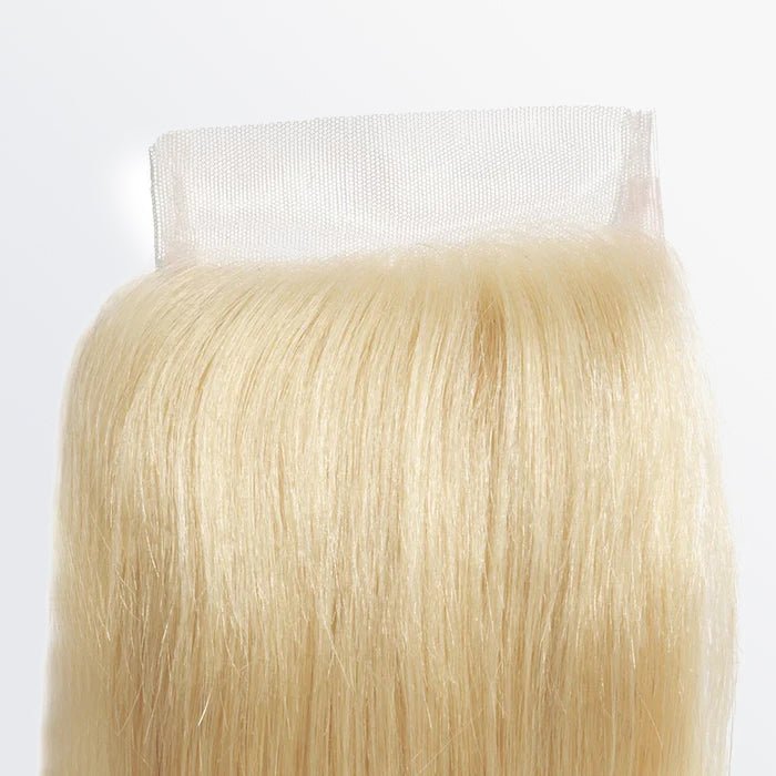 12 - 20 Inch 4" x 4" Straight Free Parted 12A 613 Lace Closure - Lordess Beauty