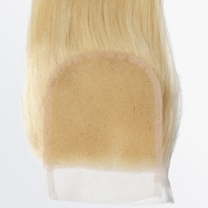 12 - 20 Inch 4" x 4" Straight Free Parted 12A 613 Lace Closure - Lordess Beauty