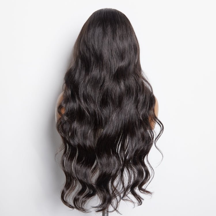 13x6 Glueless 3D Cap Pre - bleached Body Wave Transparent Lace Front Wig 150% Density - Lordess Beauty