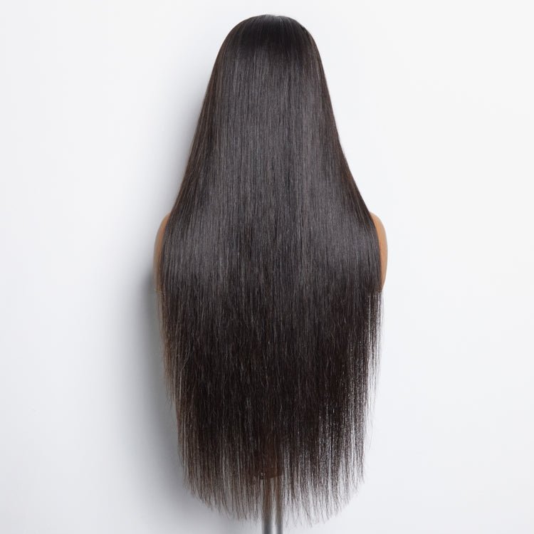 13x6 Glueless 3D Cap Pre - bleached Straight Transparent Lace Front Wig 150% Density - Lordess Beauty