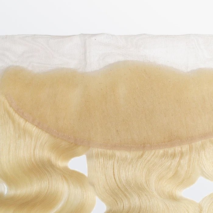 14 - 20 Inch 13" x 4" Body Wavy Free Parted 613 Frontal - Lordess Beauty