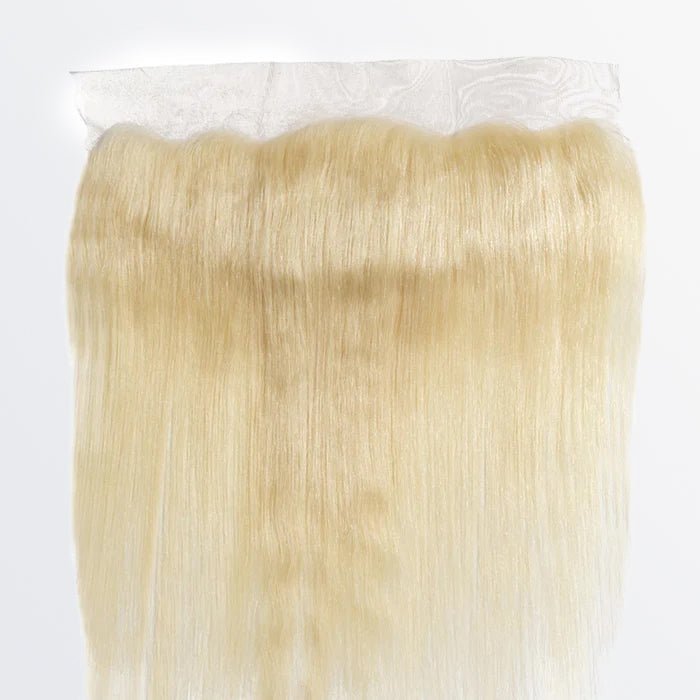 14 - 20 Inch 13" x 4" Straight Free Parted 613 Frontal - Lordess Beauty