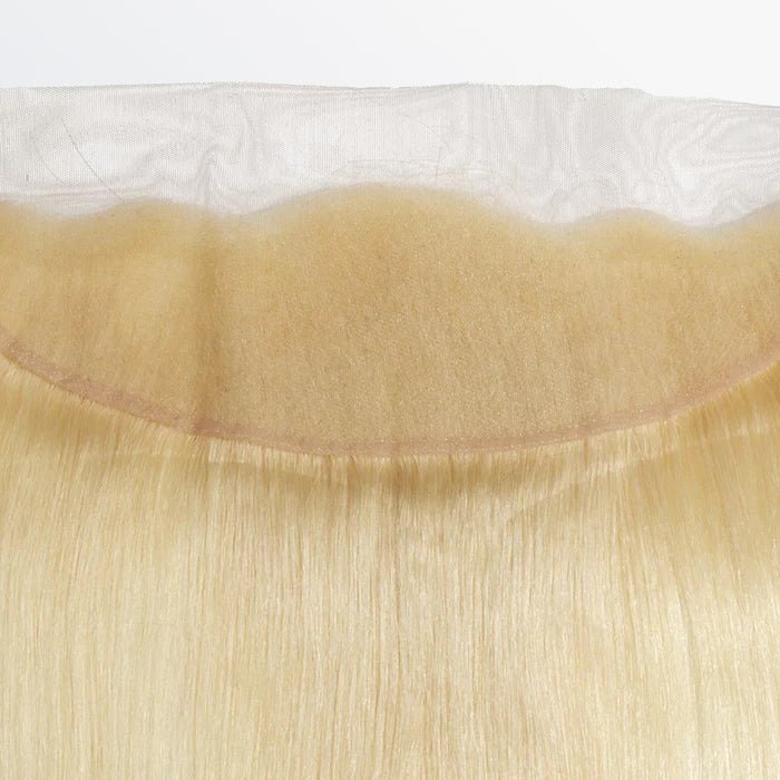 14 - 20 Inch 13" x 4" Straight Free Parted 613 Frontal - Lordess Beauty