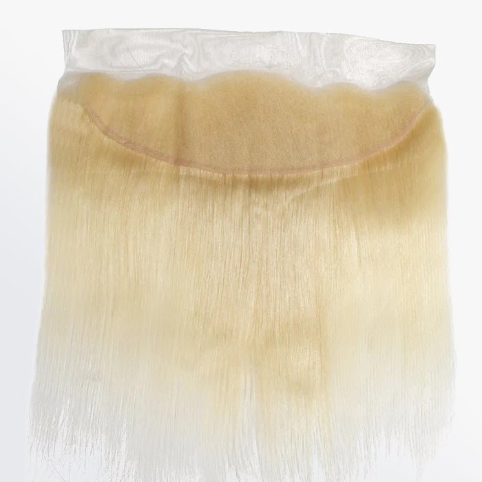 14 - 20 Inch 13" x 4" Straight Free Parted 613 Frontal - Lordess Beauty