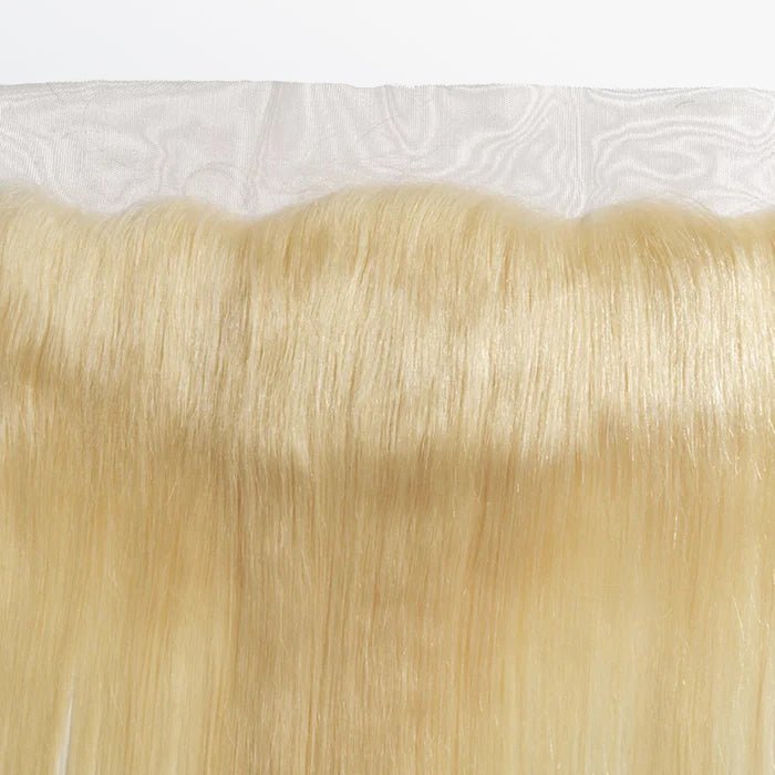 14 - 20 Inch 13" x 4" Straight Free Parted 613 Frontal - Lordess Beauty