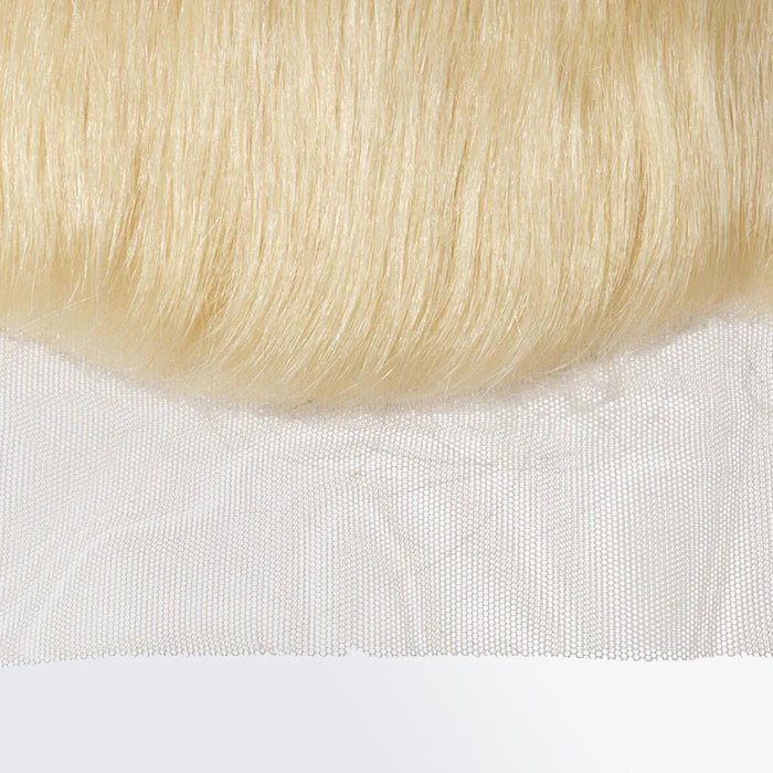 14 - 20 Inch 13" x 4" Straight Free Parted 613 Frontal - Lordess Beauty