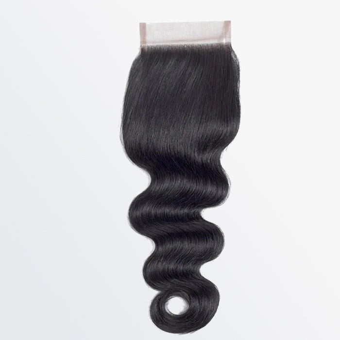 14 - 20 Inch 5" x 5" HD Body Wave Free Parted Lace Closure 1B Natural Black - Lordess Beauty