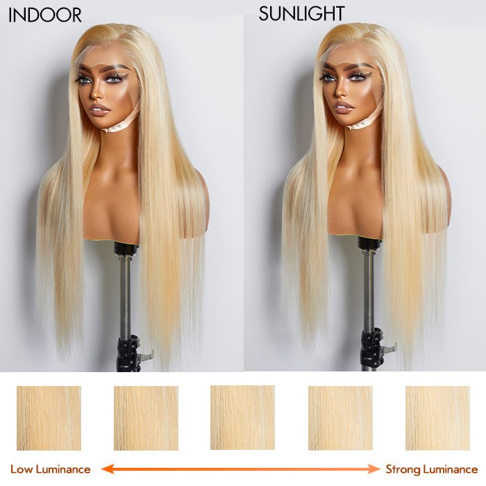 16 - 30 Inch Pre - Plucked 13"x4" 613 Straight Lace Frontal Wig 150% Density - Lordess Beauty