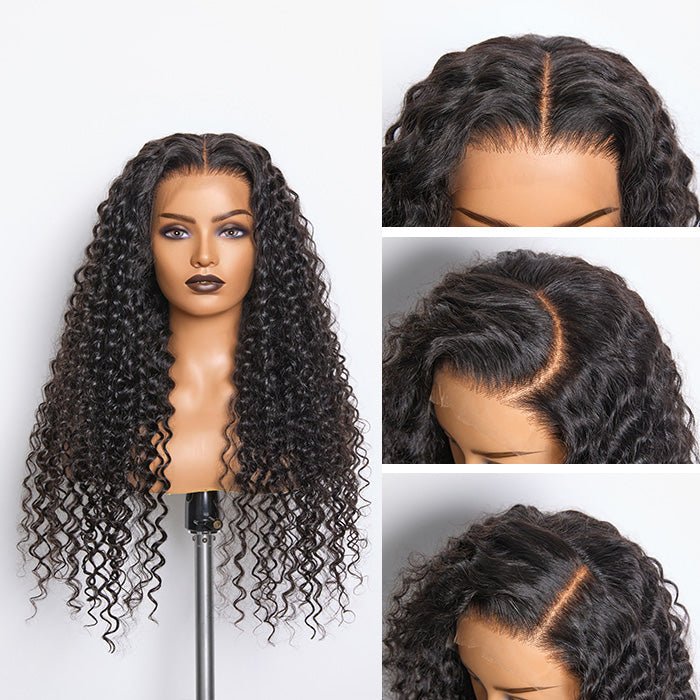 180% Density HD 13x4 Full Frontal Lace Wig Deep Wave - Lordess Beauty
