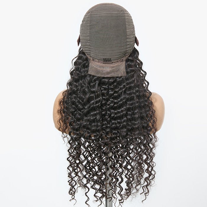 180% Density HD 13x4 Full Frontal Lace Wig Deep Wave - Lordess Beauty
