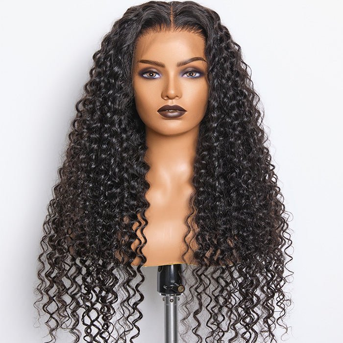180% Density HD 13x4 Full Frontal Lace Wig Deep Wave - Lordess Beauty