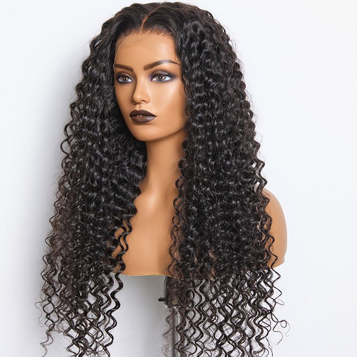 180% Density HD 13x4 Full Frontal Lace Wig Deep Wave - Lordess Beauty
