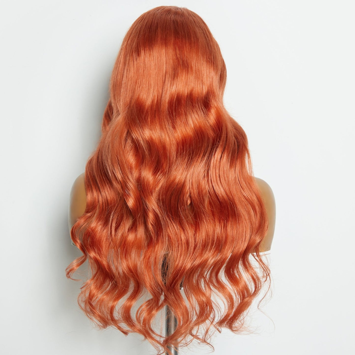 24 Inches Ginger 13"x4" Lace Front Body Wavy Wig Pre - Plucked Free Part 150% Density - 100% Human Hair - Lordess Beauty