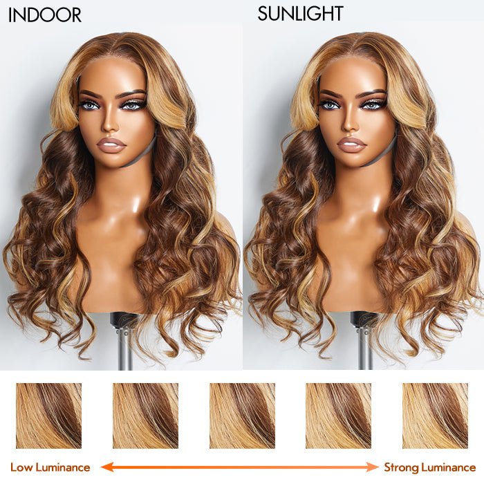 5"x5" Body Wavy Wear & Go Glueless 4/27 Lace Closure Wig - 100% Human Hair - Lordess Beauty