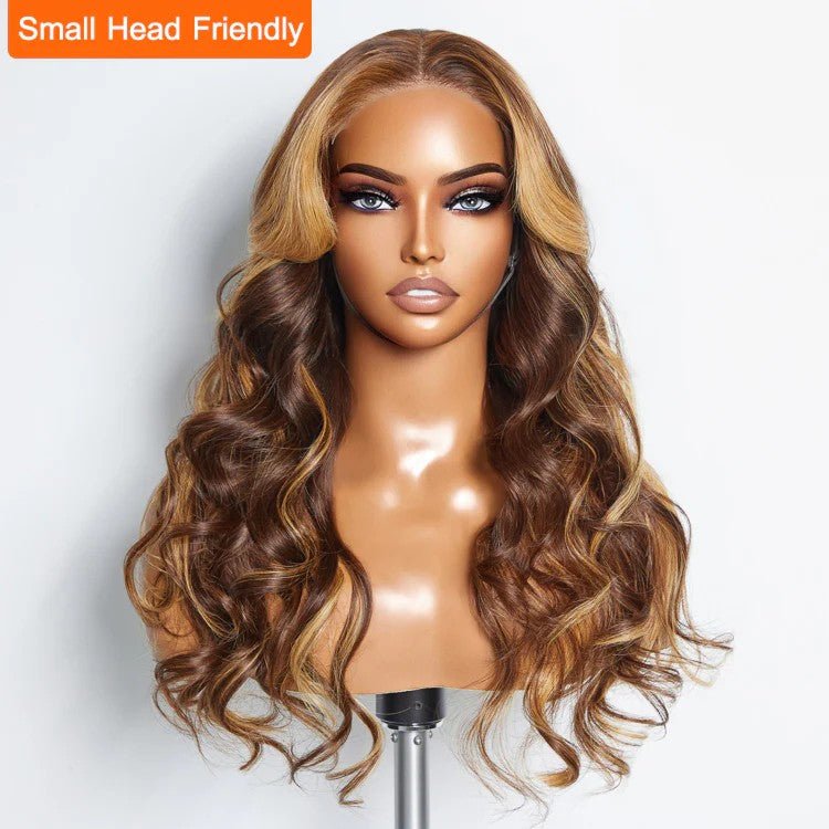 5"x5" Body Wavy Wear & Go Glueless 4/27 Lace Closure Wig - 100% Human Hair - Lordess Beauty