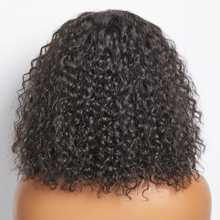 5x5 Glueless Lace Closure Bob Wig 150% Density Water Wave - Lordess Beauty