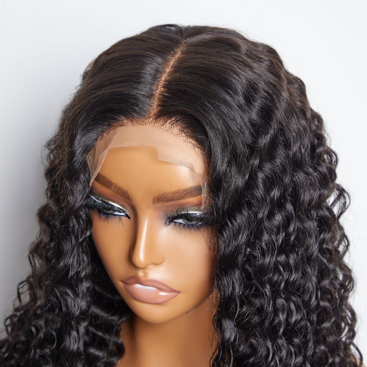 5x5 Glueless Lace Closure Wig 180% Density Deep Wave - Lordess Beauty