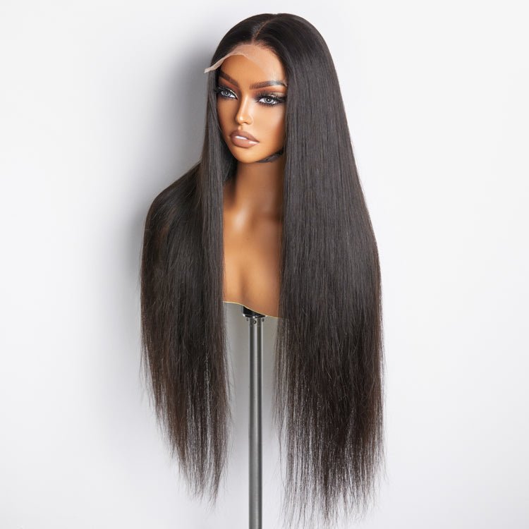 5x5 Glueless Lace Closure Wig 180% Density Straight - Lordess Beauty