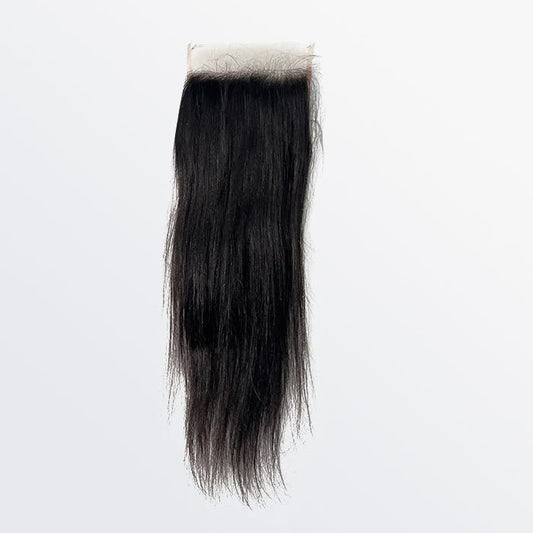5x5 Straight Lace Closure 100% Virgin Hair | 1B Natural Black - Lordess Beauty