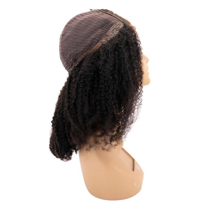 Afro Kinky 4x4 Transparent Closure Wig - Lordess Beauty