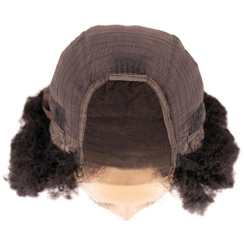Afro Kinky 4x4 Transparent Closure Wig - Lordess Beauty