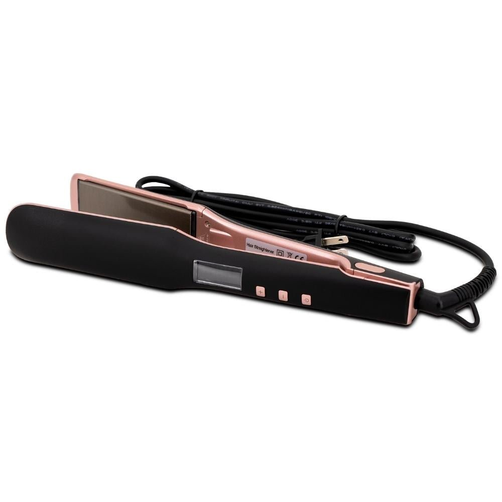 Black Titanium Flat Iron - Lordess Beauty