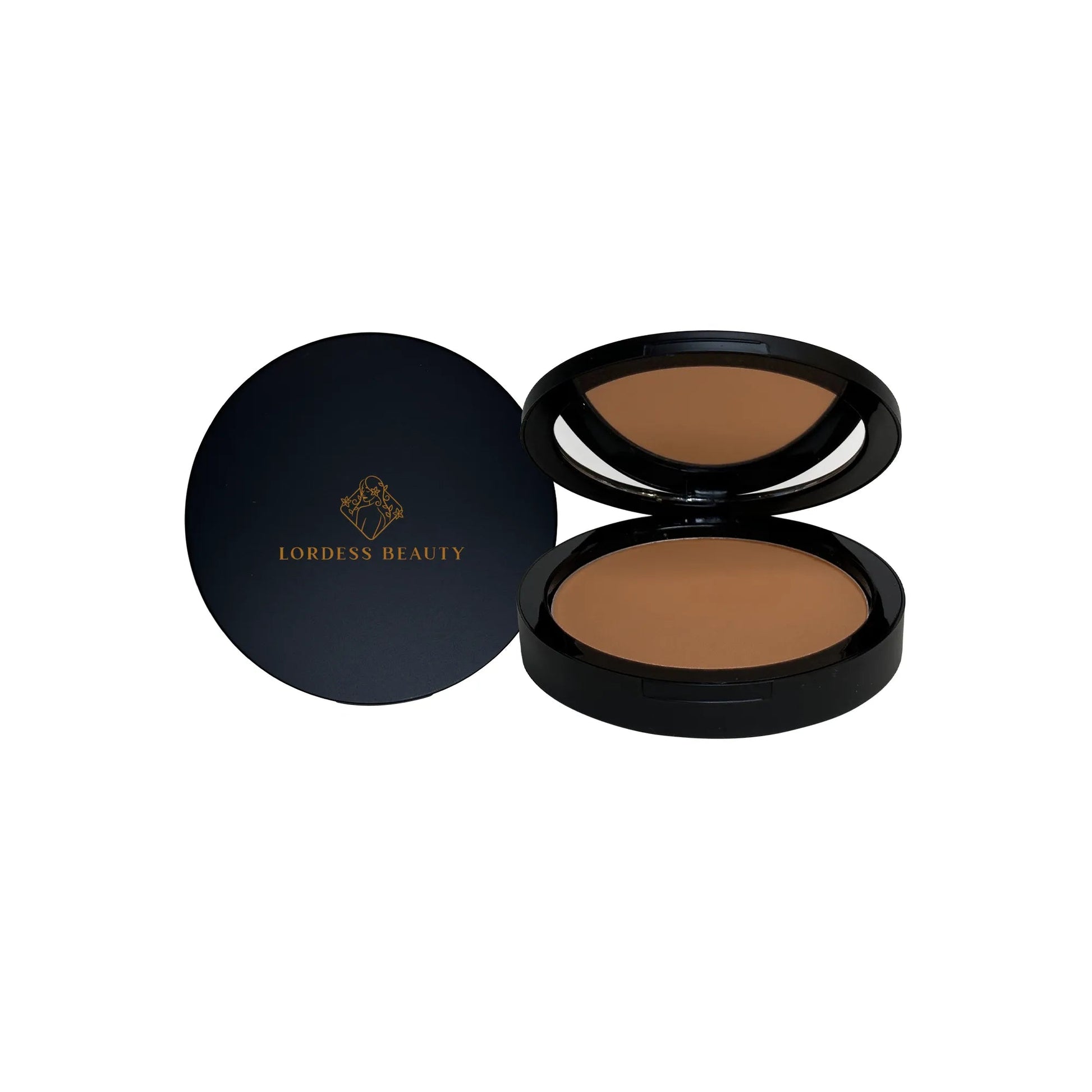 Dual Blend Powder Foundation - Gingerbread - Lordess Beauty