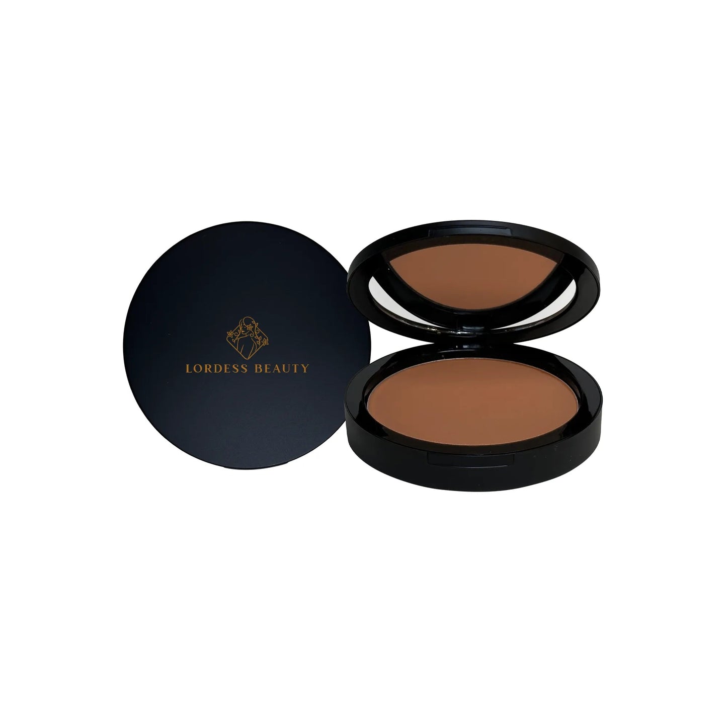 Dual Blend Powder Foundation - Walnut - Lordess Beauty