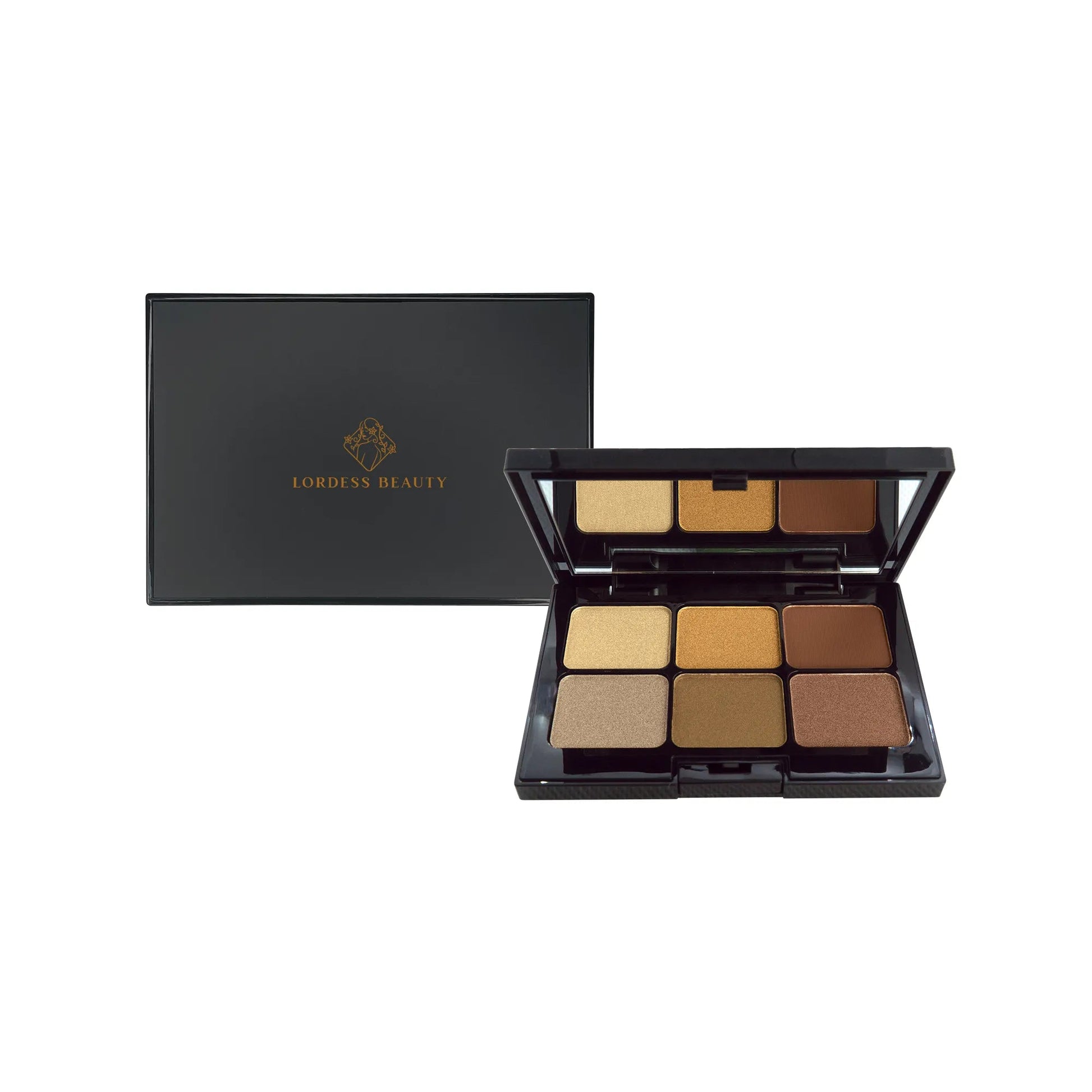 Eyeshadow Palette - Caramel Kiss - Lordess Beauty