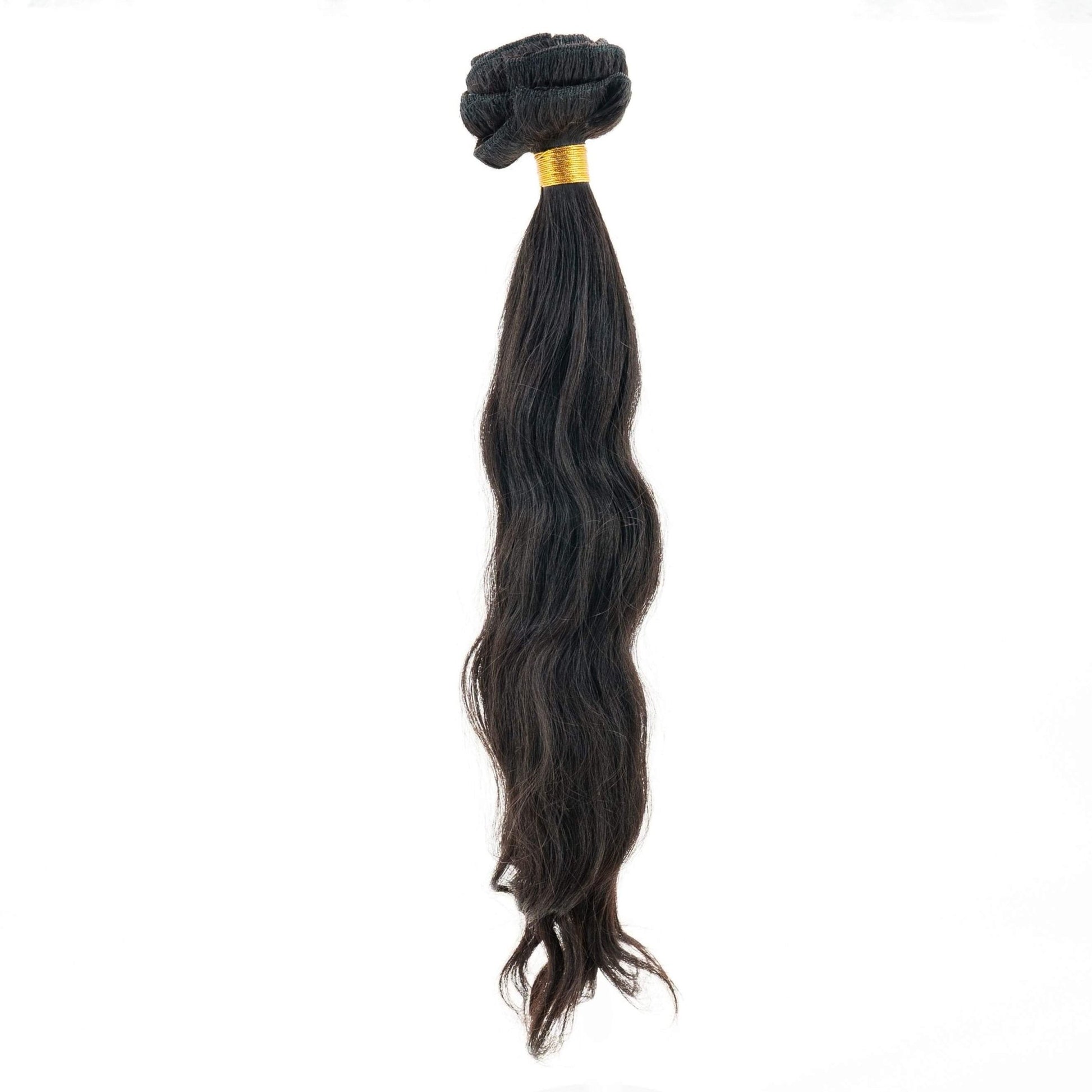 Indian Curly Natural Black Clip - In Extensions - Lordess Beauty