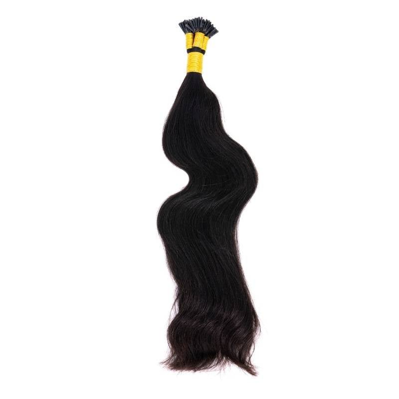 Indian Wavy Natural Black I - Tip - Lordess Beauty