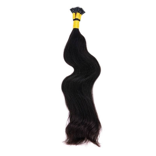 Indian Wavy Natural Black I - Tip - Lordess Beauty