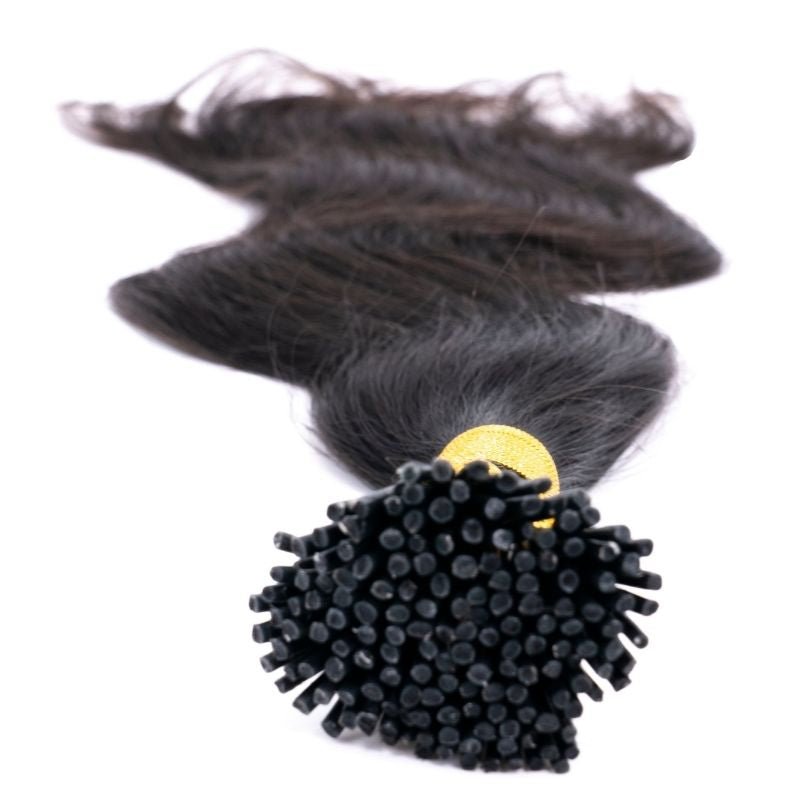 Indian Wavy Natural Black I - Tip - Lordess Beauty