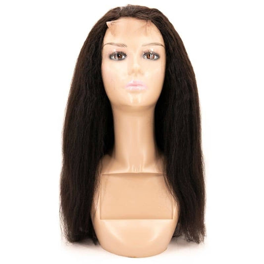 Kinky Straight 4x4 Transparent Closure Wig - Lordess Beauty