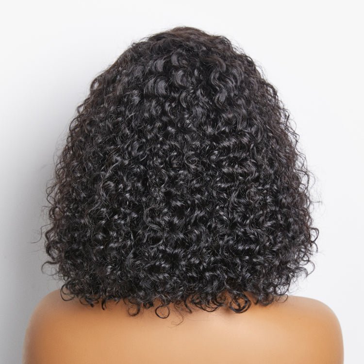 Pre - Plucked 13x4 Lace Front Curly Bob Wig 150% Density - Lordess Beauty