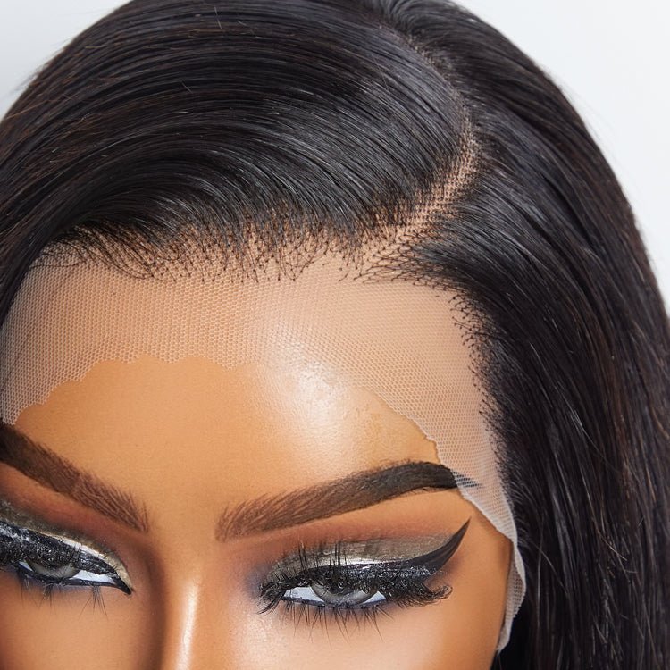 Pre - Plucked 13x4 Lace Front Straight Bob Wig 150% Density - Lordess Beauty