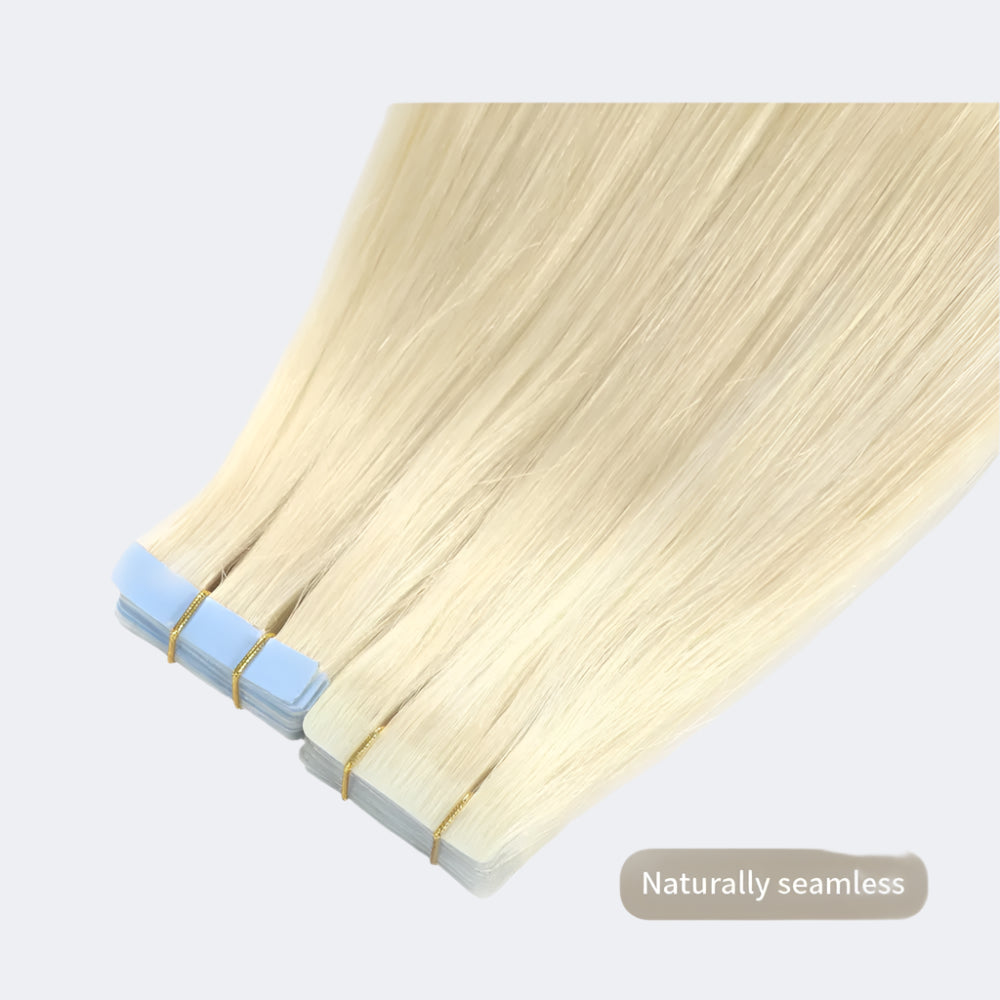 Seamless Injected Hand - Tied Invisible Tape In Hair Extension 20Pcs Virgin Human Hair - Lordess Beauty